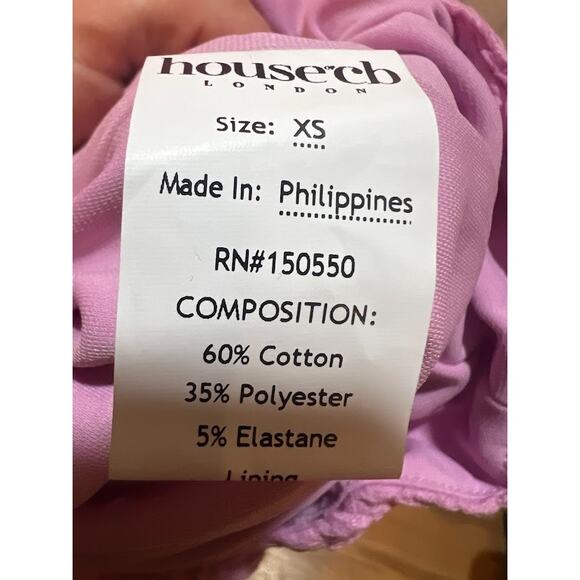 House of CB Tana Pink Strapless Corset Midi Dress Size XS Extra Small - Picture 8 of 10